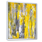 Grey and Yellow Abstract Pattern