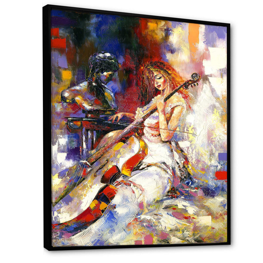 The Guitarists - Modern Living Room Wall Decor