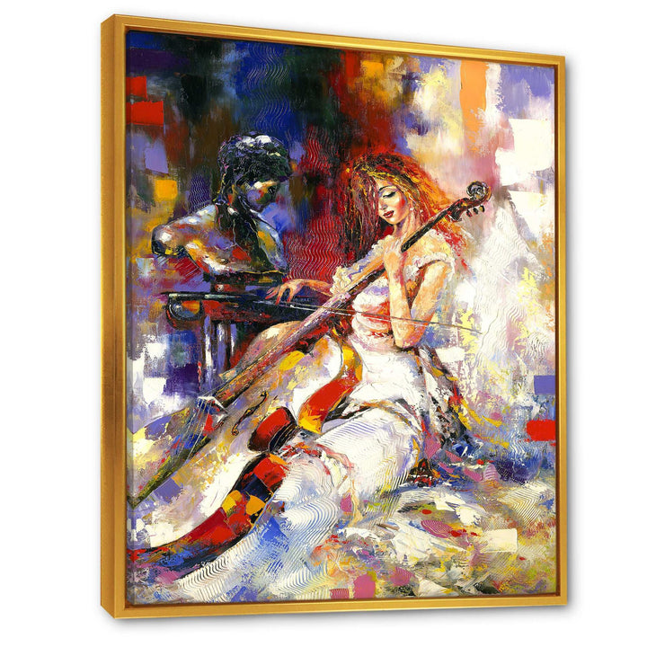The Guitarists - Modern Living Room Wall Decor