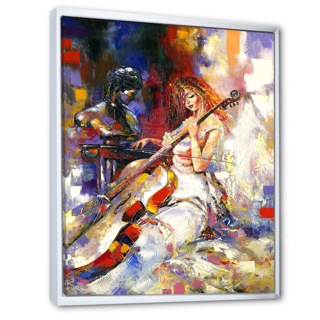 The Guitarists - Modern Living Room Wall Decor