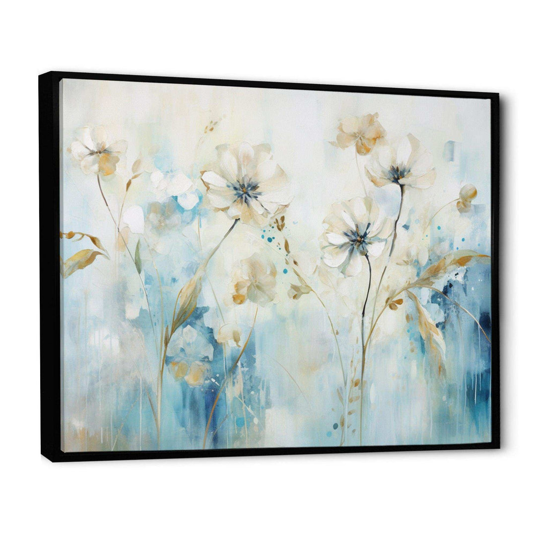 Blue Botanical Garden I - Modern Bedroom Wall Art