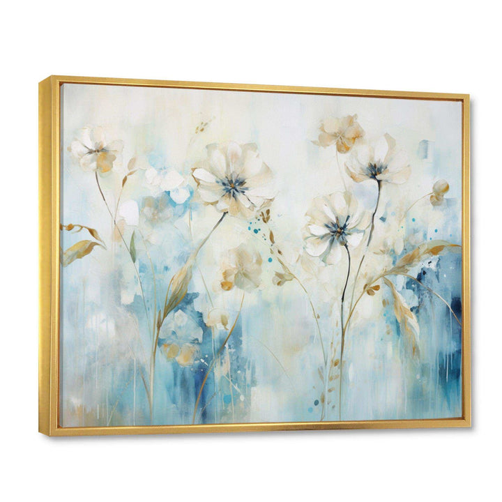 Blue Botanical Garden I - Modern Bedroom Wall Art