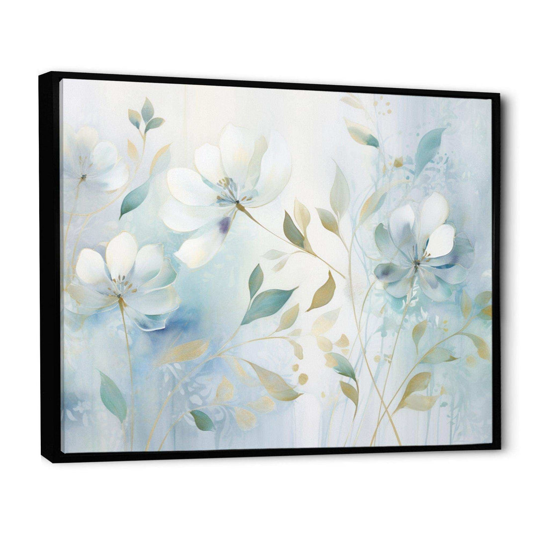 Blue Botanical Rhythms I - Modern Wall Art Prints