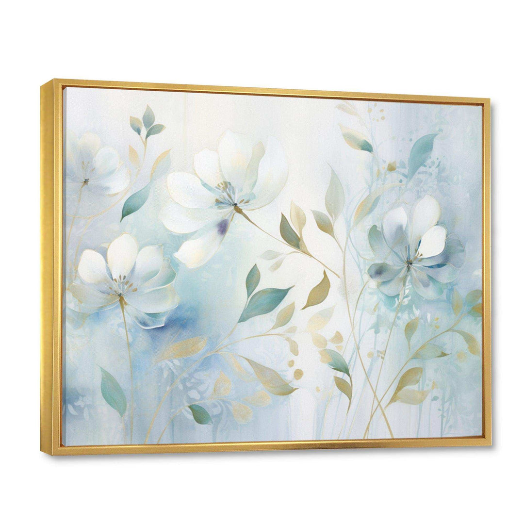 Blue Botanical Rhythms I - Modern Wall Art Prints