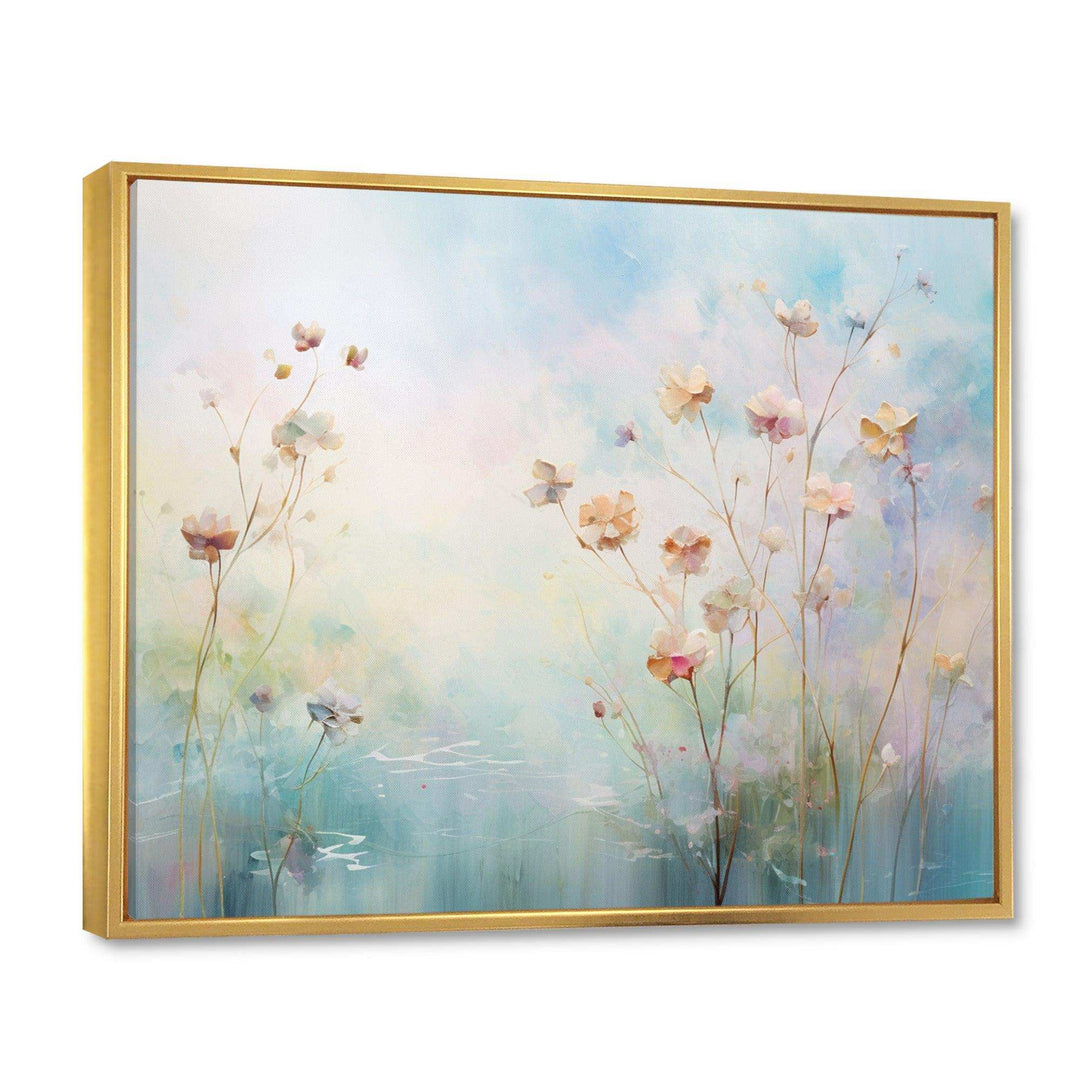 Blue Enchanted Gardens II - Modern Canvas Wall Art