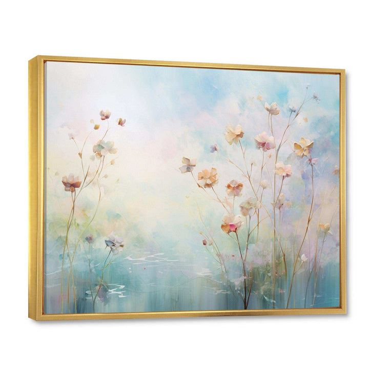 Blue Enchanted Gardens II - Modern Canvas Wall Art