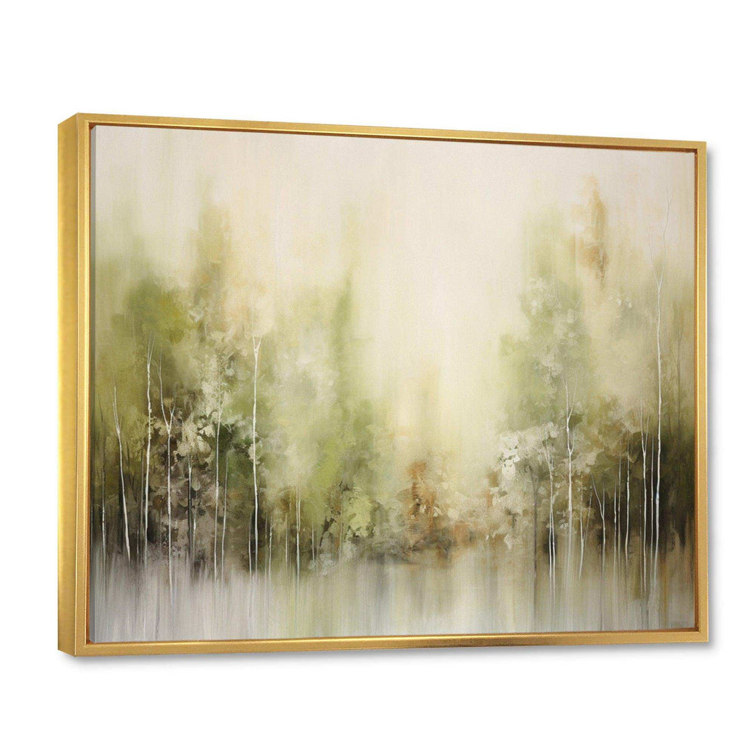 Beige Ethereal Forest I - Modern Living Room Wall Decor