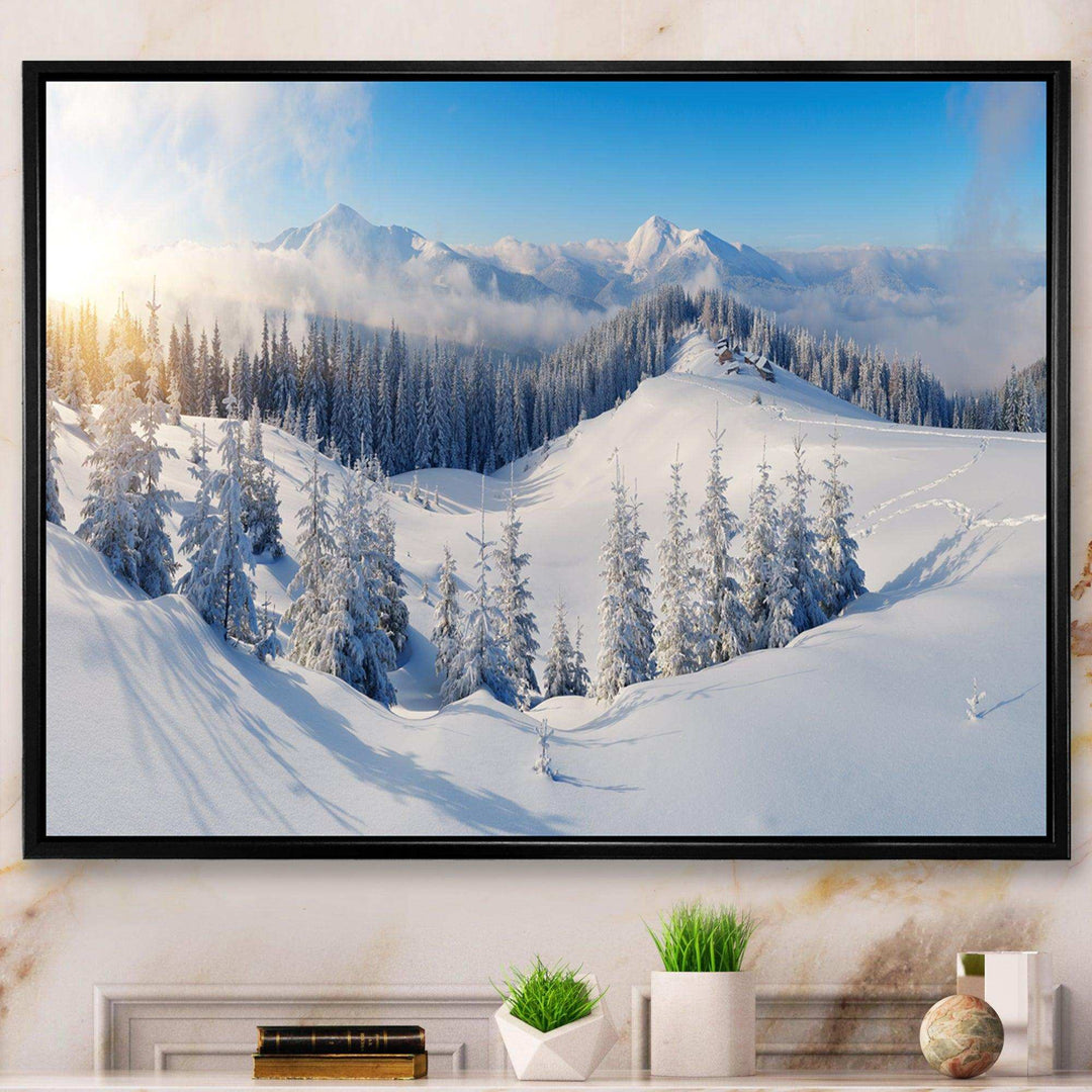 Winter Mountains Panorama