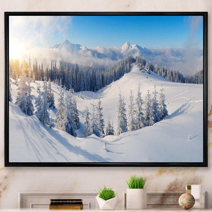 Winter Mountains Panorama