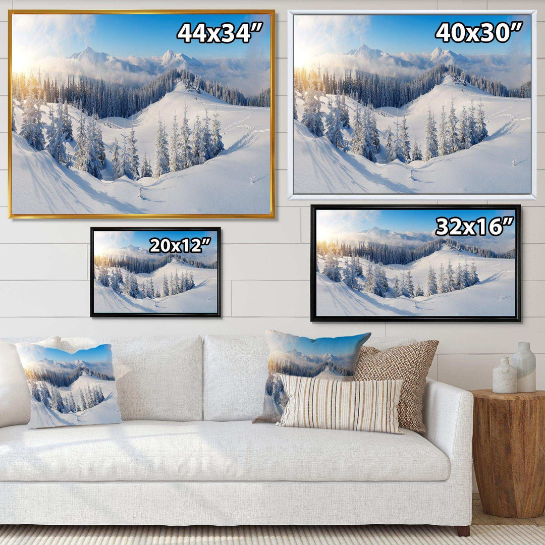 Winter Mountains Panorama