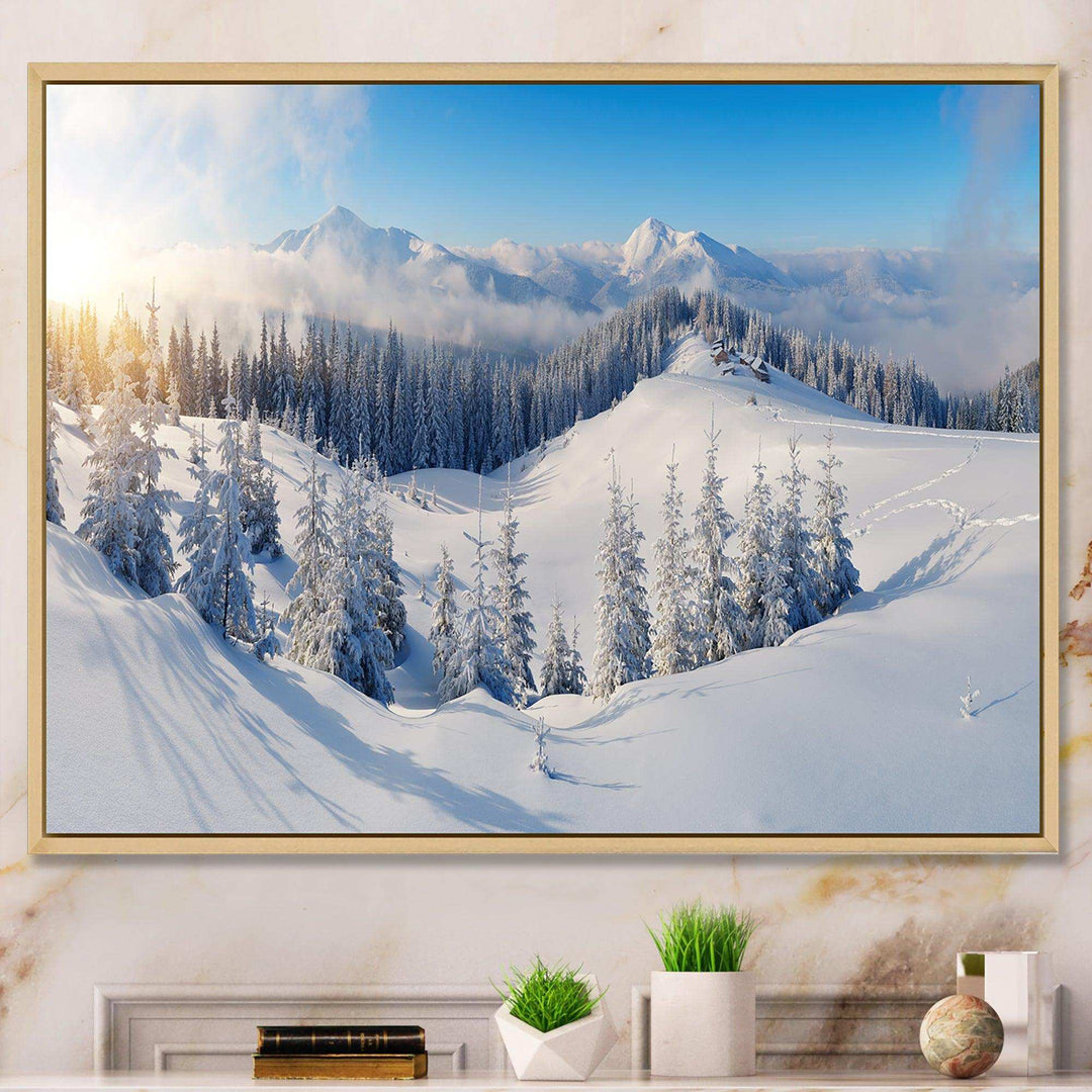 Winter Mountains Panorama
