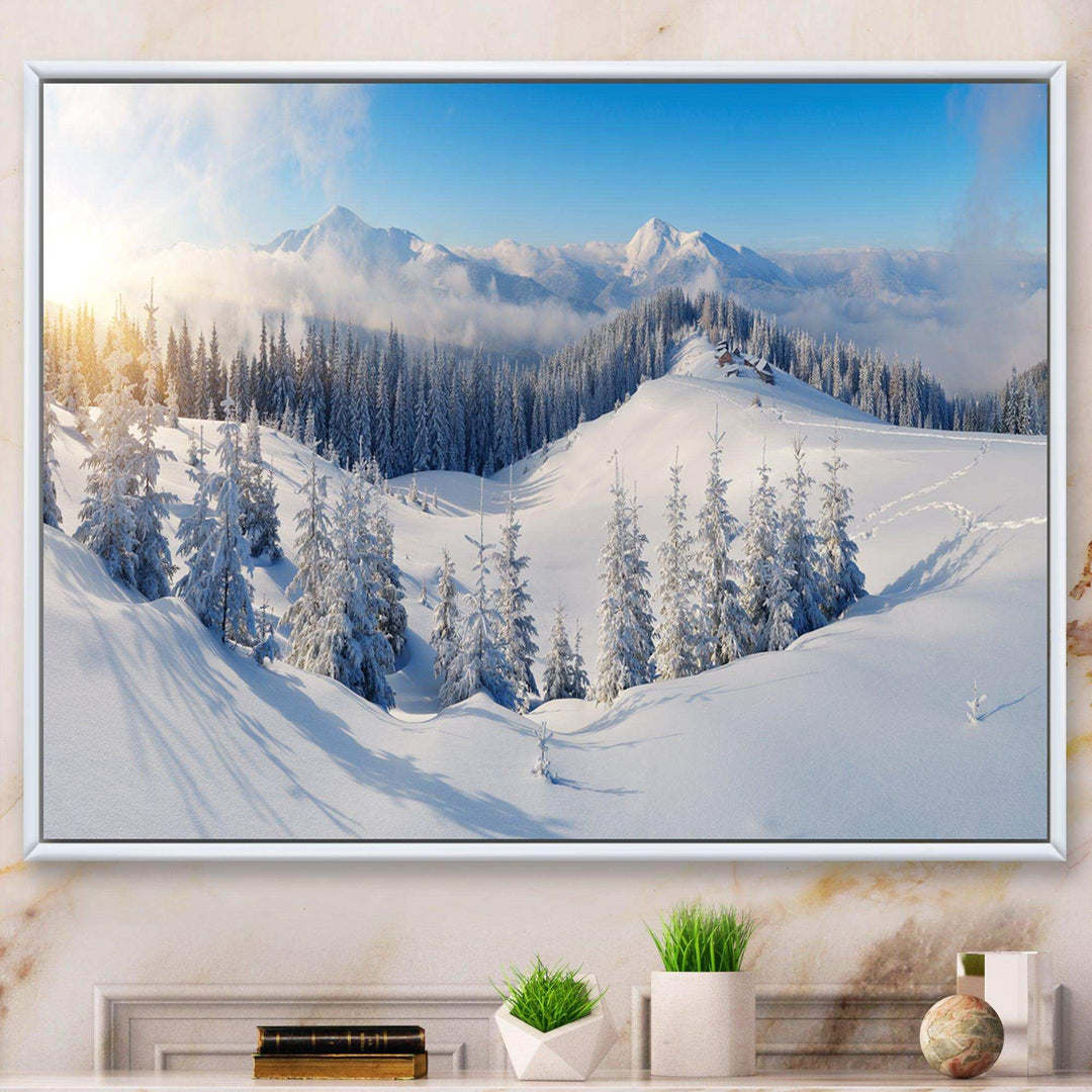 Winter Mountains Panorama