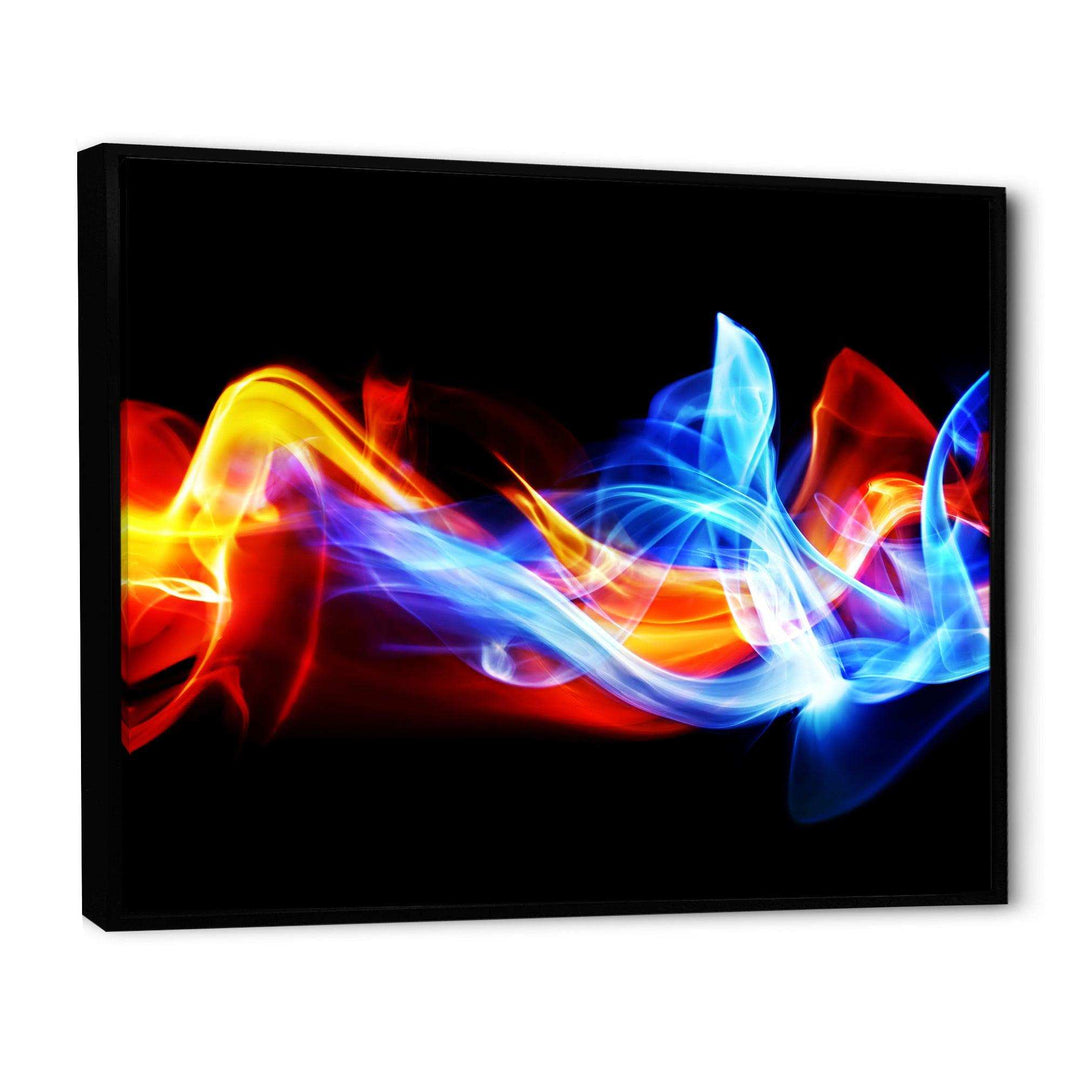 Fire and Ice - Modern Bedroom Wall Art