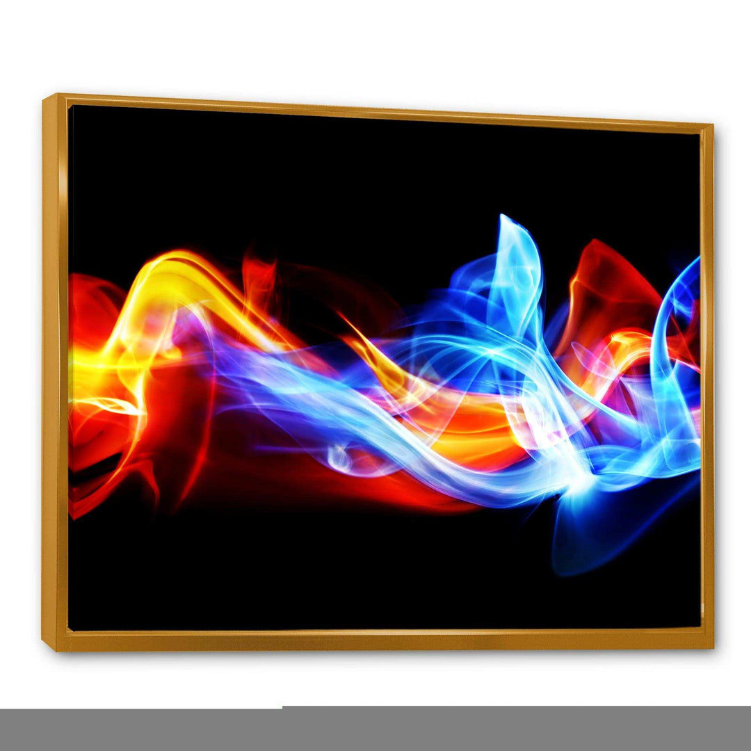 Fire and Ice - Modern Bedroom Wall Art