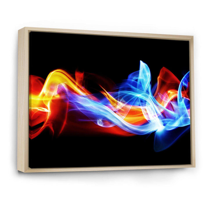 Fire and Ice - Modern Bedroom Wall Art