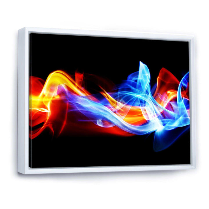 Fire and Ice - Modern Bedroom Wall Art