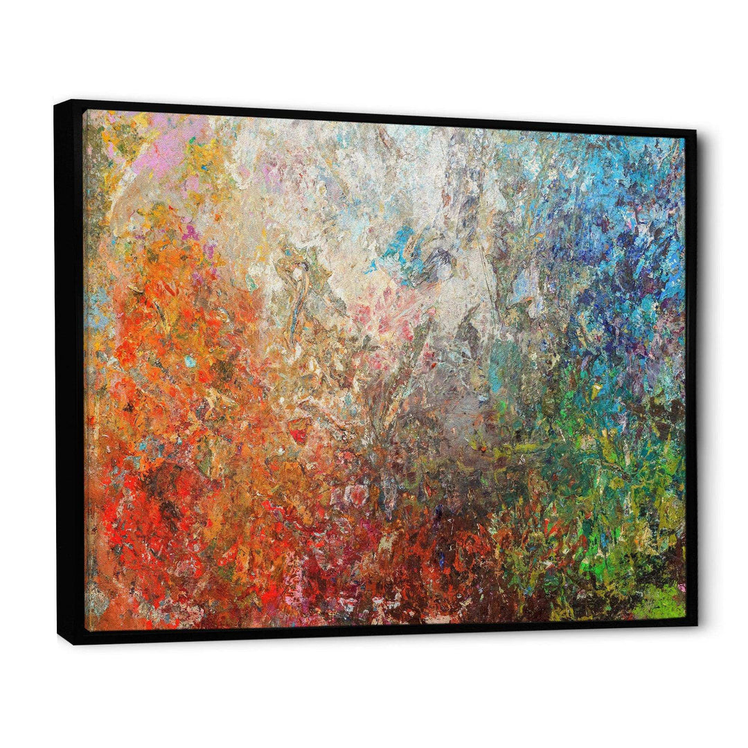 Board Stained Abstract Art - Modern Living Room Wall Decor