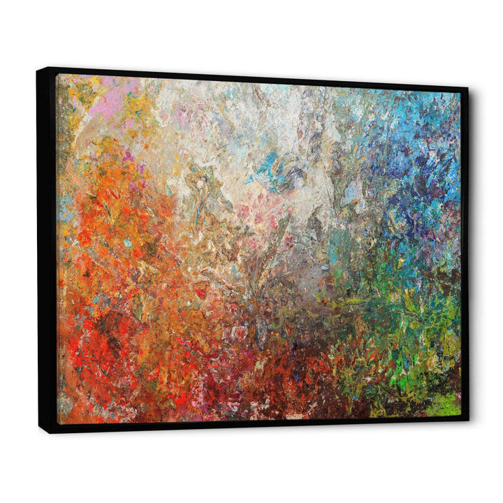 Board Stained Abstract Art - Modern Living Room Wall Decor