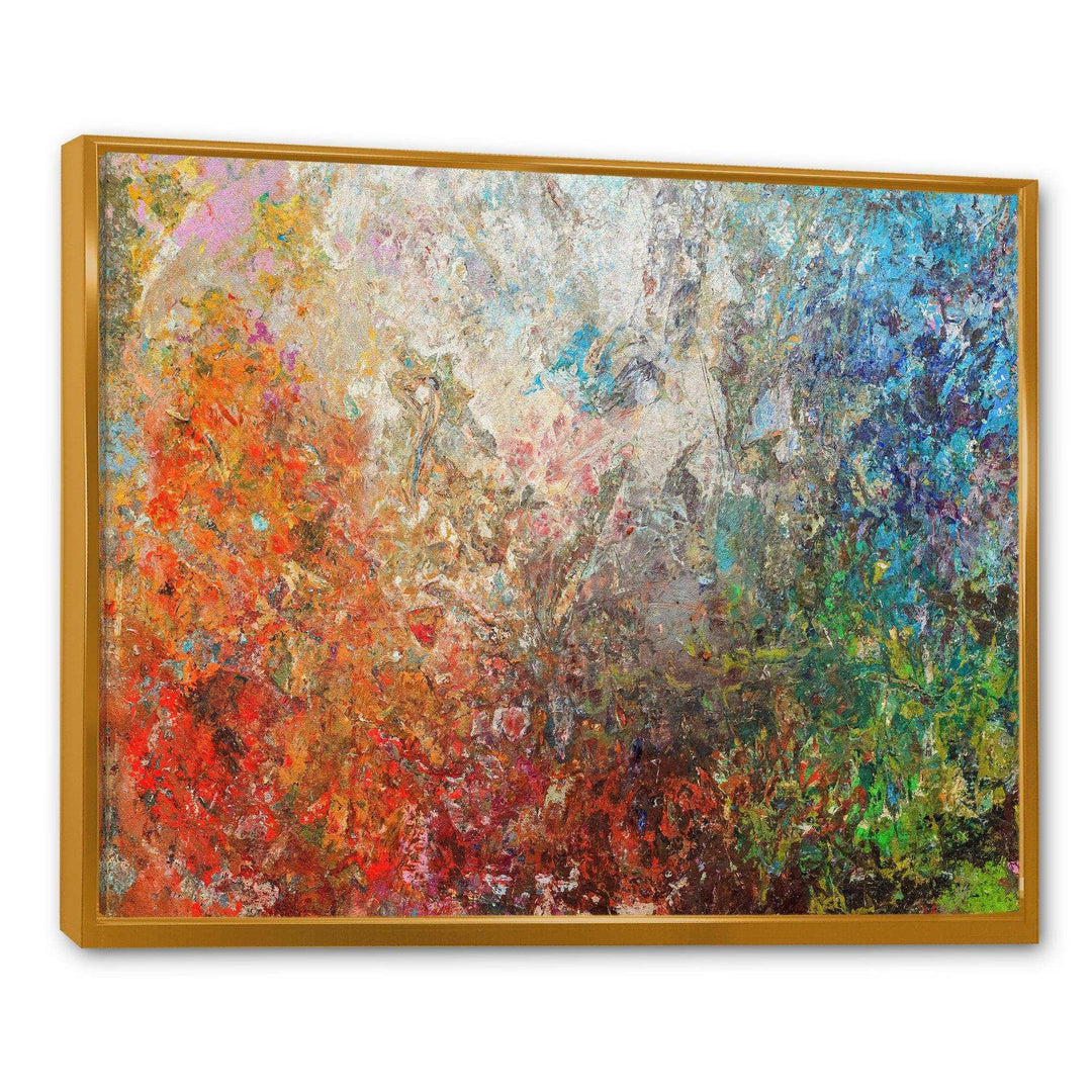 Board Stained Abstract Art - Modern Living Room Wall Decor