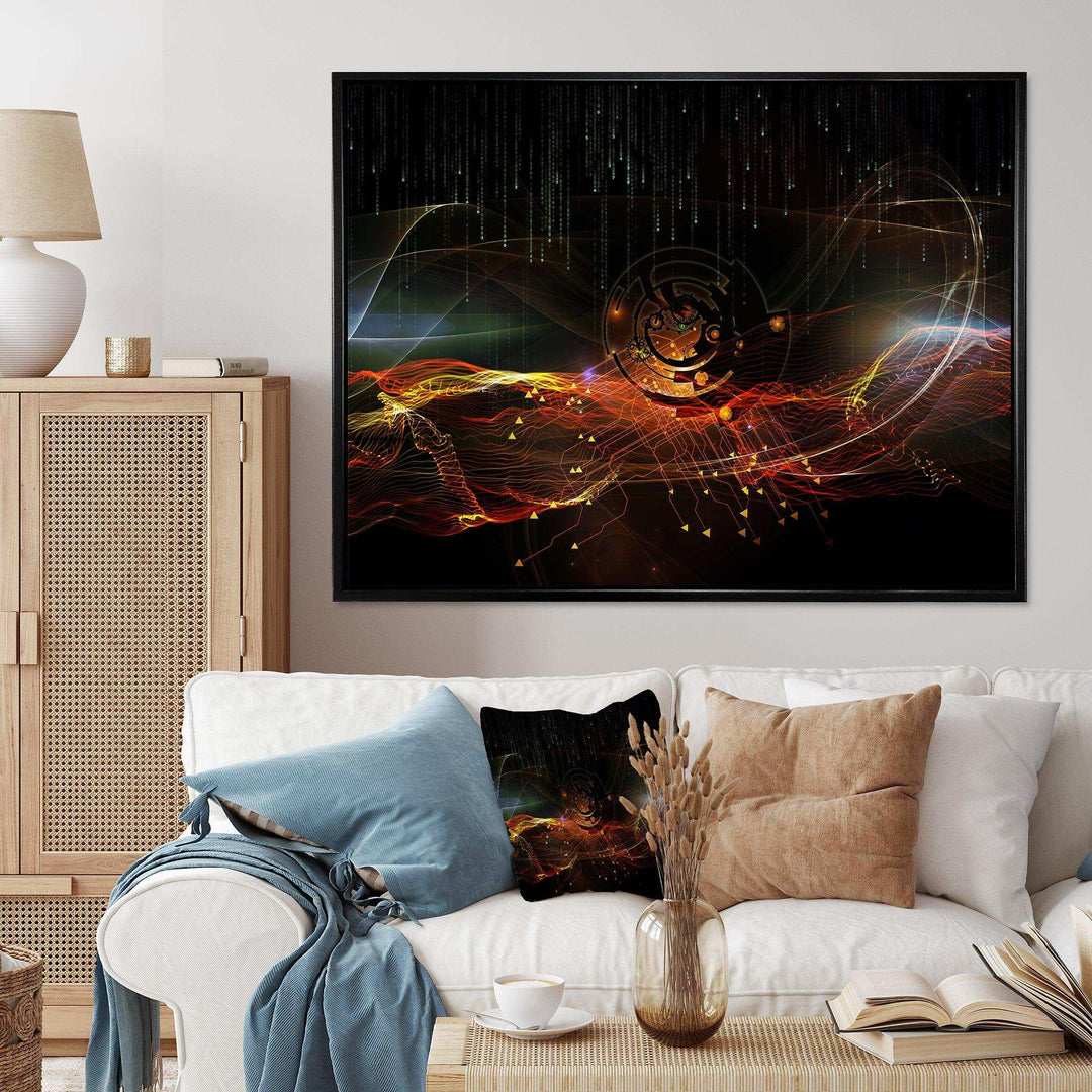 Composition of Elements - Modern Bedroom Wall Art