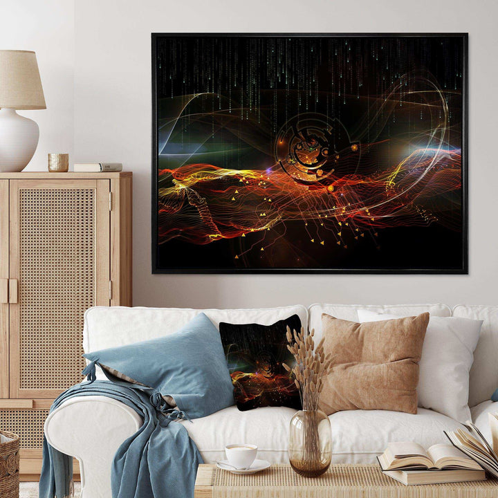 Composition of Elements - Modern Bedroom Wall Art
