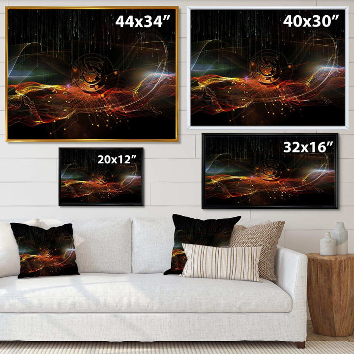 Composition of Elements - Modern Bedroom Wall Art