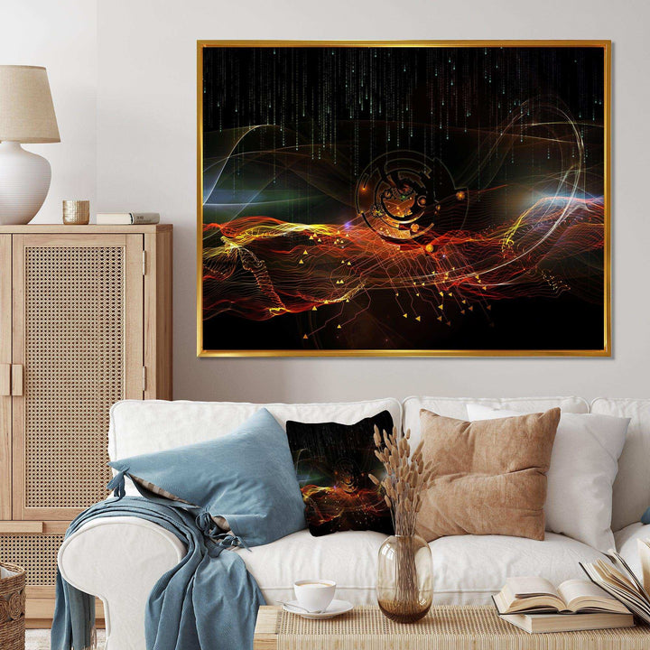 Composition of Elements - Modern Bedroom Wall Art