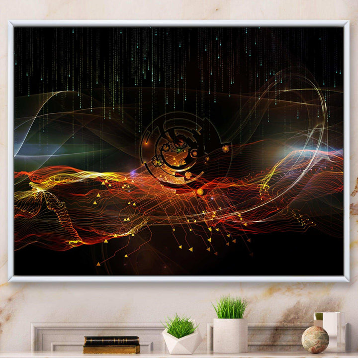 Composition of Elements - Modern Bedroom Wall Art