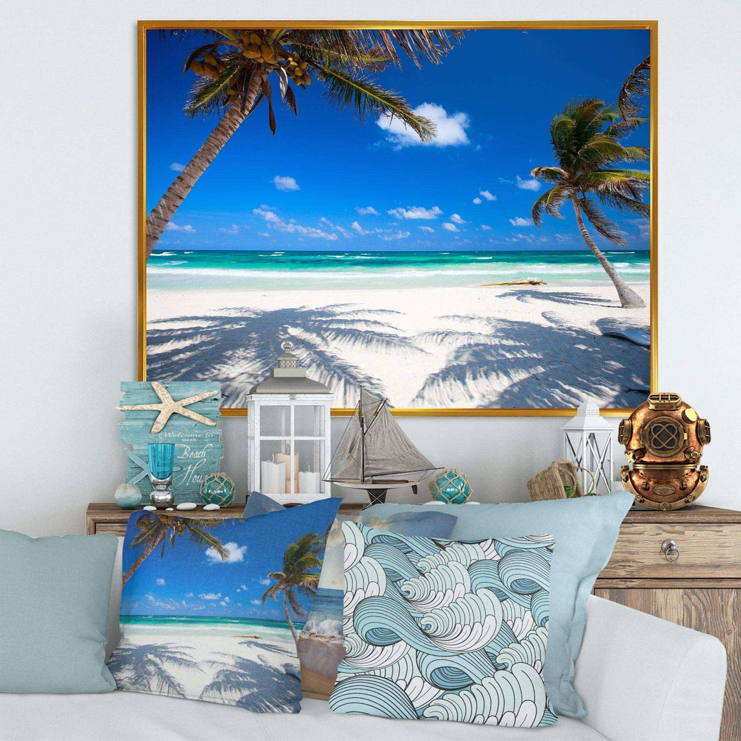 Coconut Palms at Beach