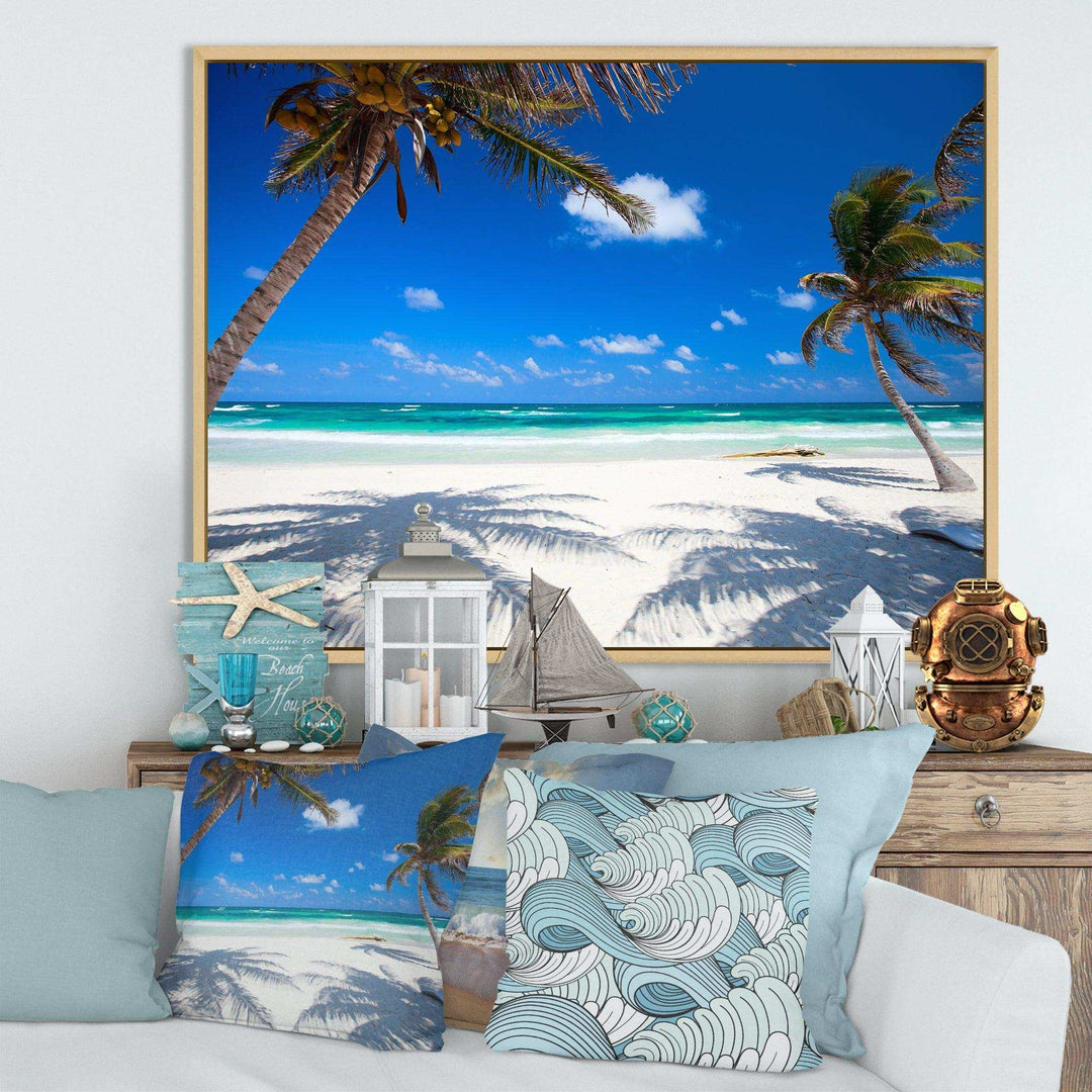 Coconut Palms at Beach
