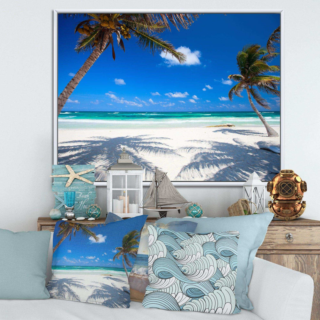 Coconut Palms at Beach