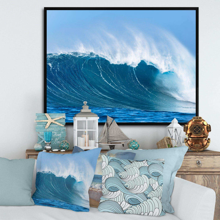 Sky Hitting Ocean Waves