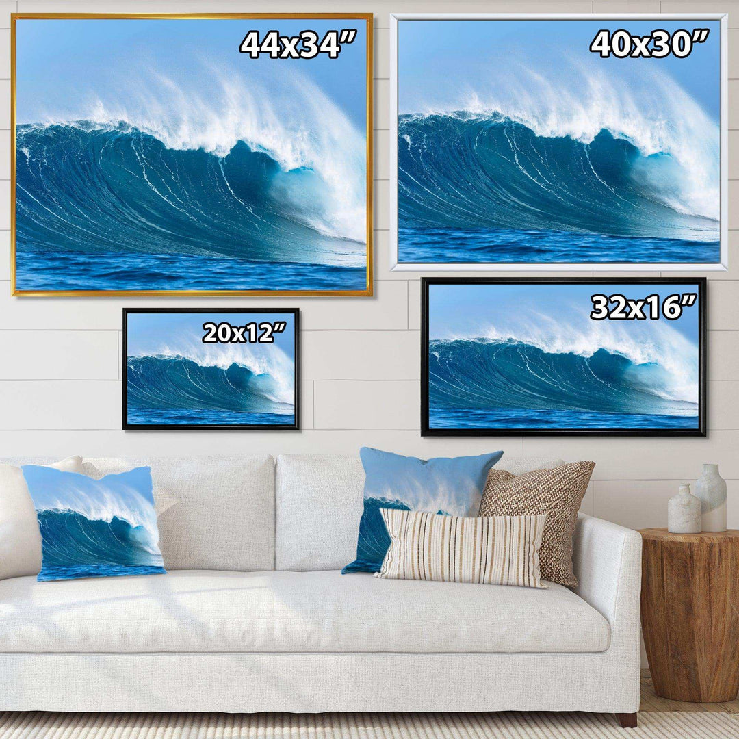 Sky Hitting Ocean Waves