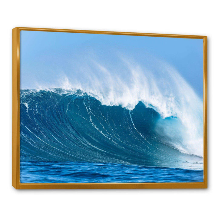 Sky Hitting Ocean Waves