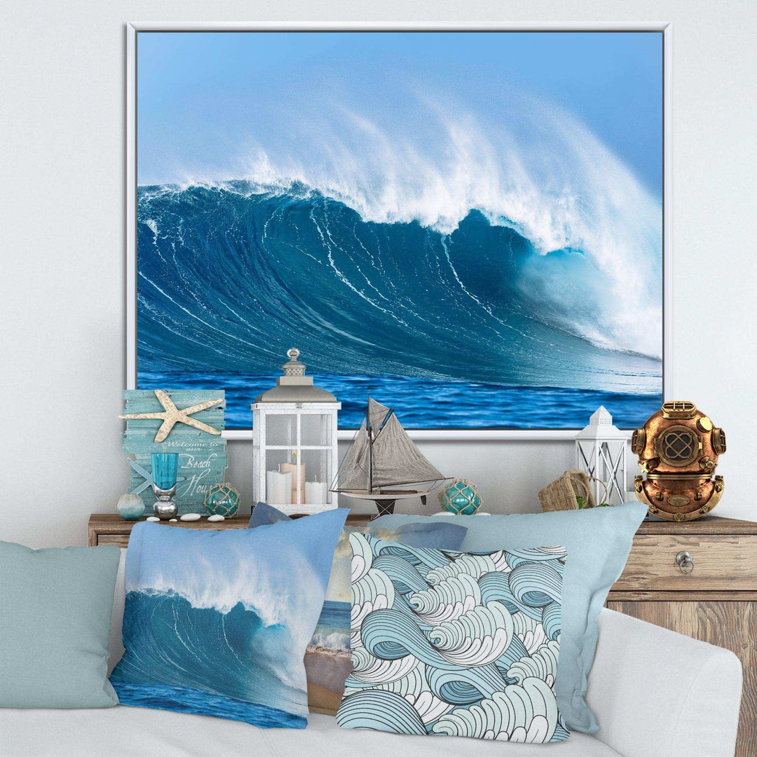 Sky Hitting Ocean Waves