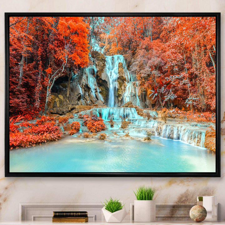 Rainforest Waterfall Loas