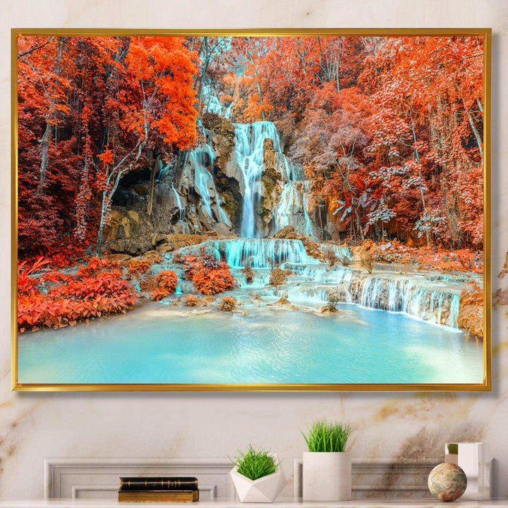 Rainforest Waterfall Loas