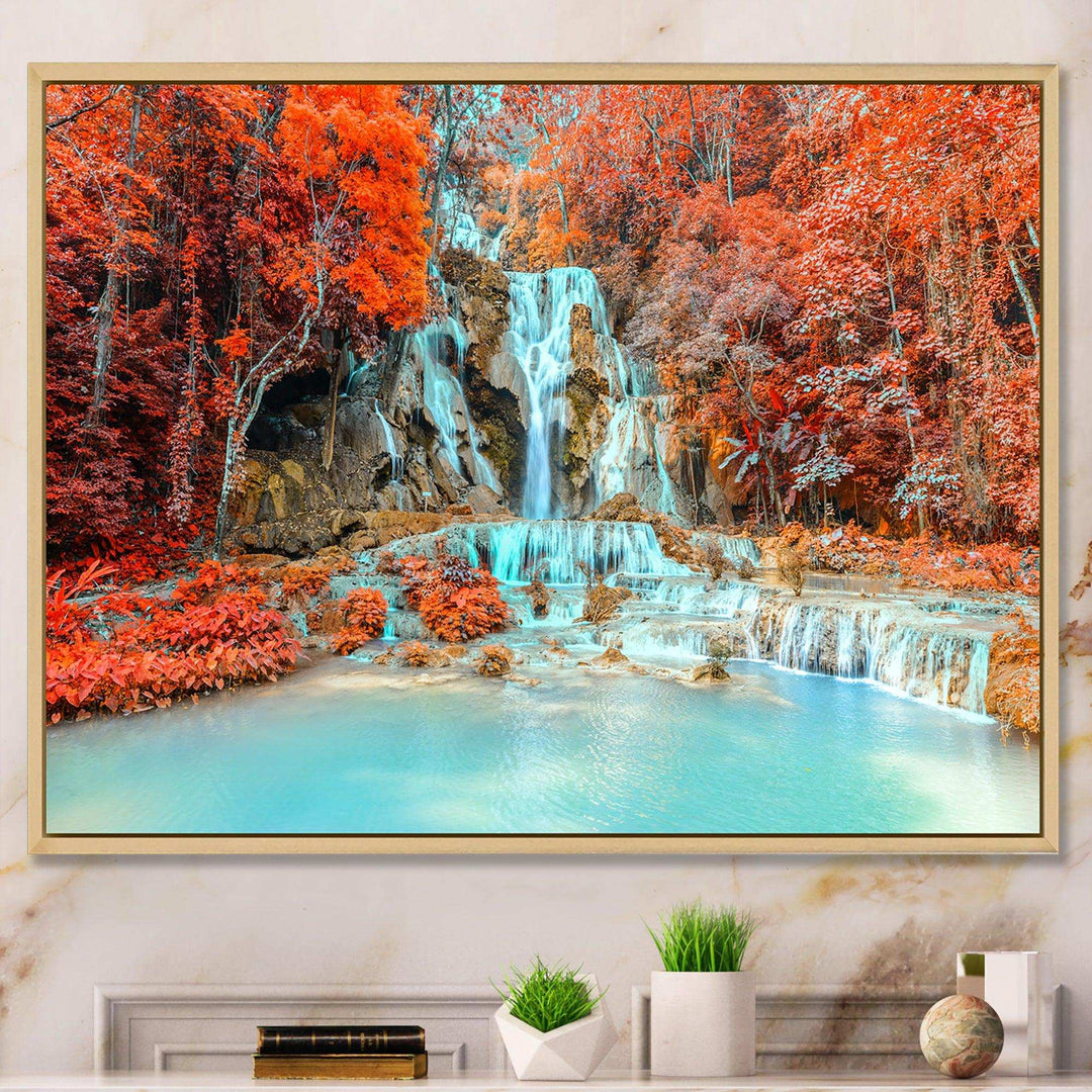 Rainforest Waterfall Loas