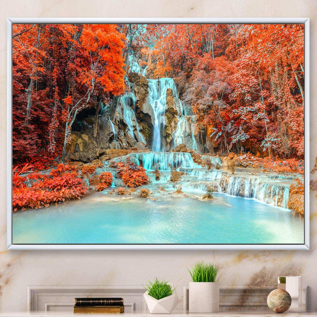 Rainforest Waterfall Loas