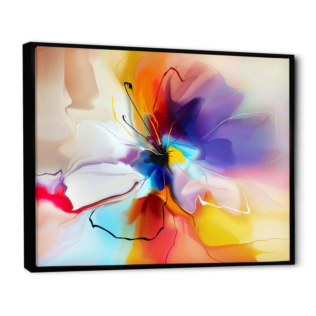 Creative Flower in Multiple Colors - Modern Bedroom Wall Art