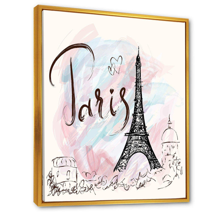 with Paris Eiffel Tower - French Country Living Room Wall Decor