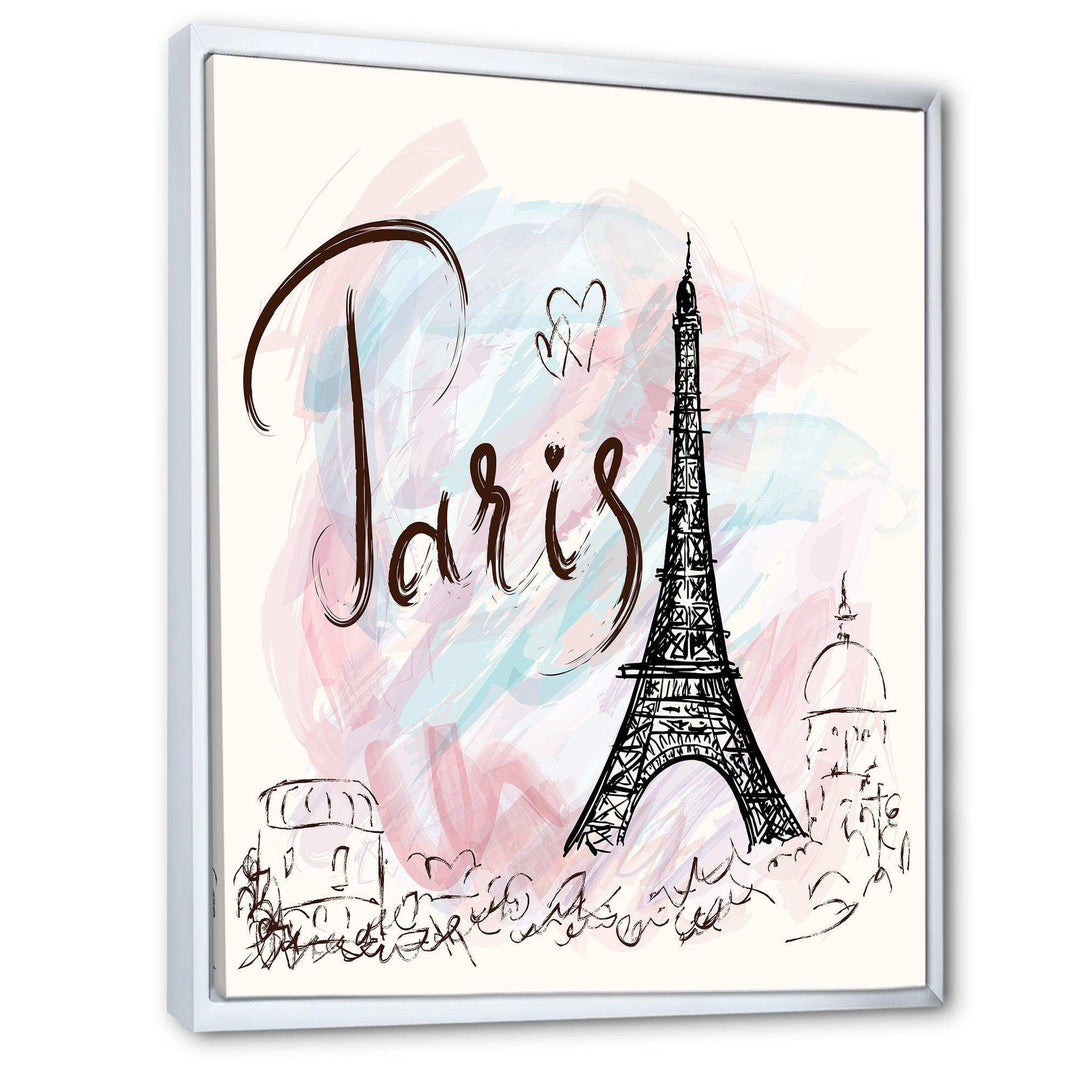 with Paris Eiffel Tower - French Country Living Room Wall Decor