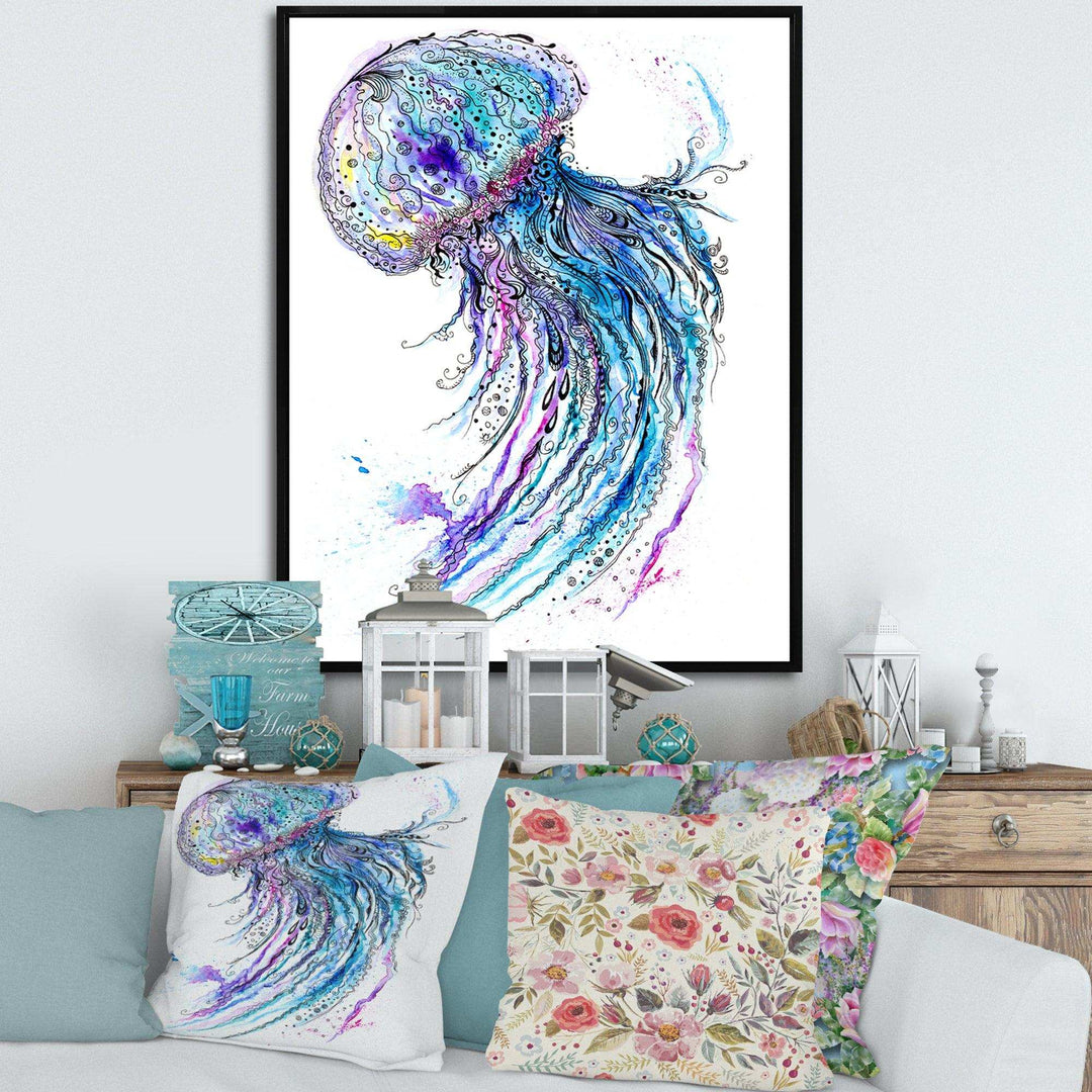Jelly Fish Watercolor