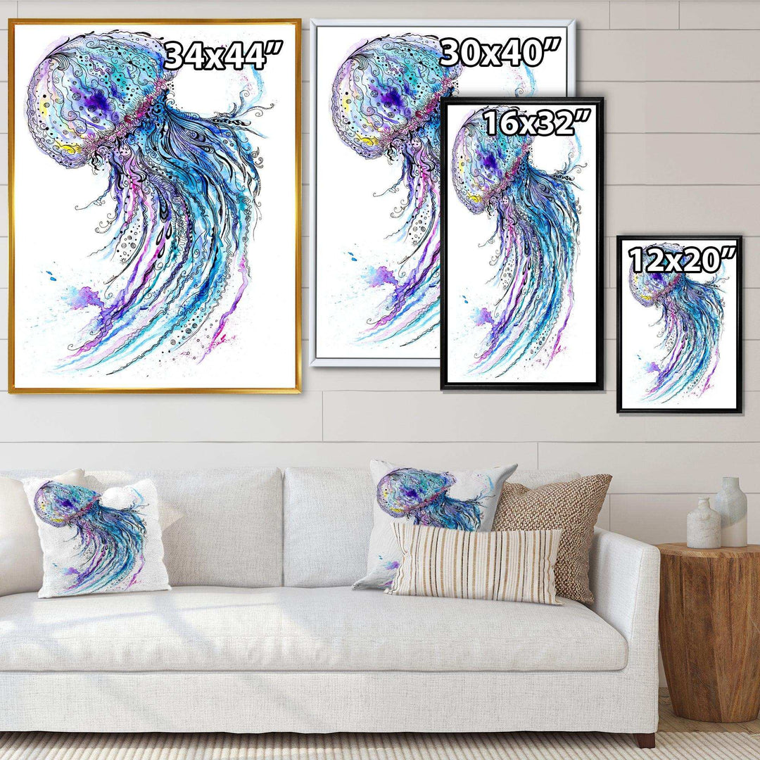 Jelly Fish Watercolor
