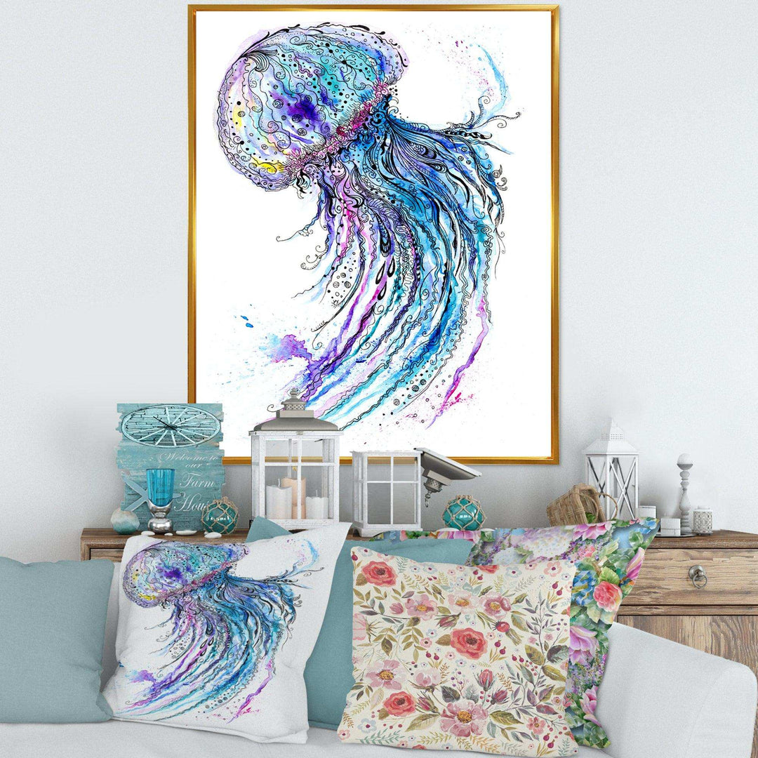 Jelly Fish Watercolor