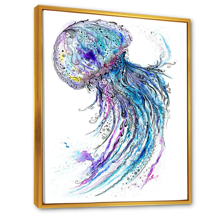 Jelly Fish Watercolor