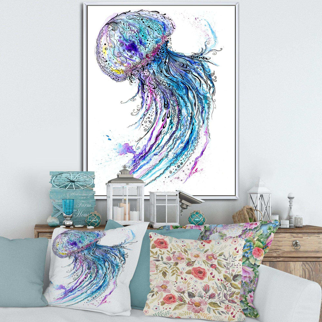 Jelly Fish Watercolor