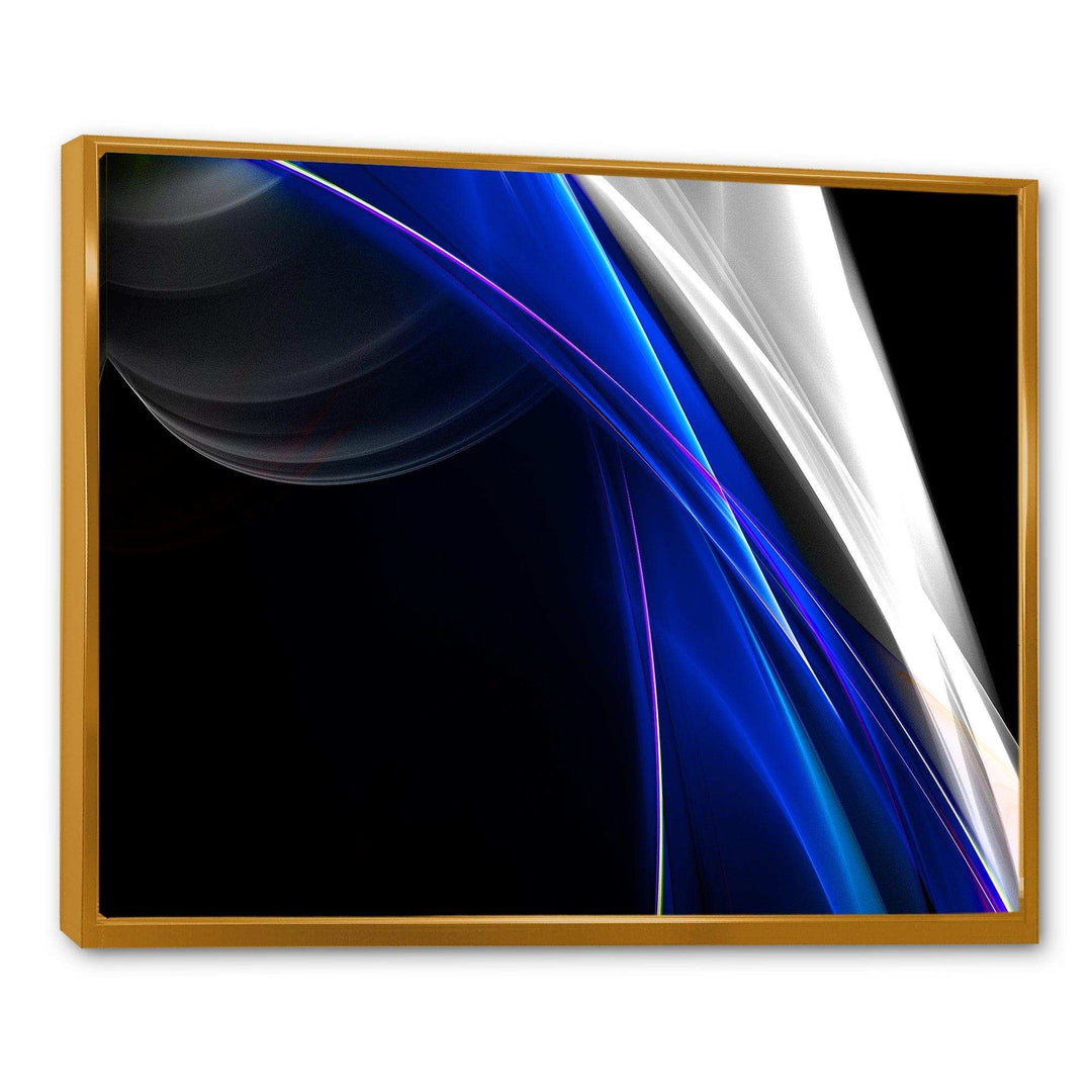 Glittering Blue Pattern - Modern Wall Art Prints