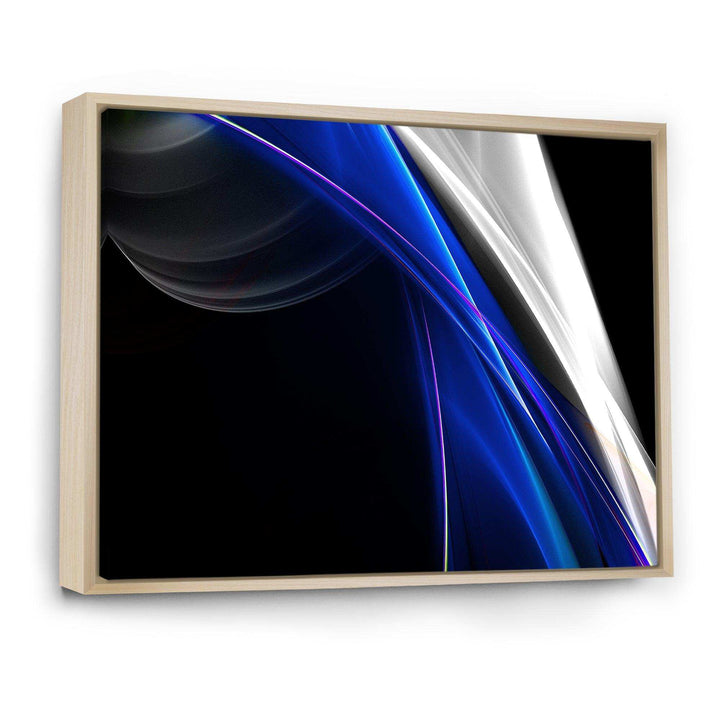 Glittering Blue Pattern - Modern Wall Art Prints