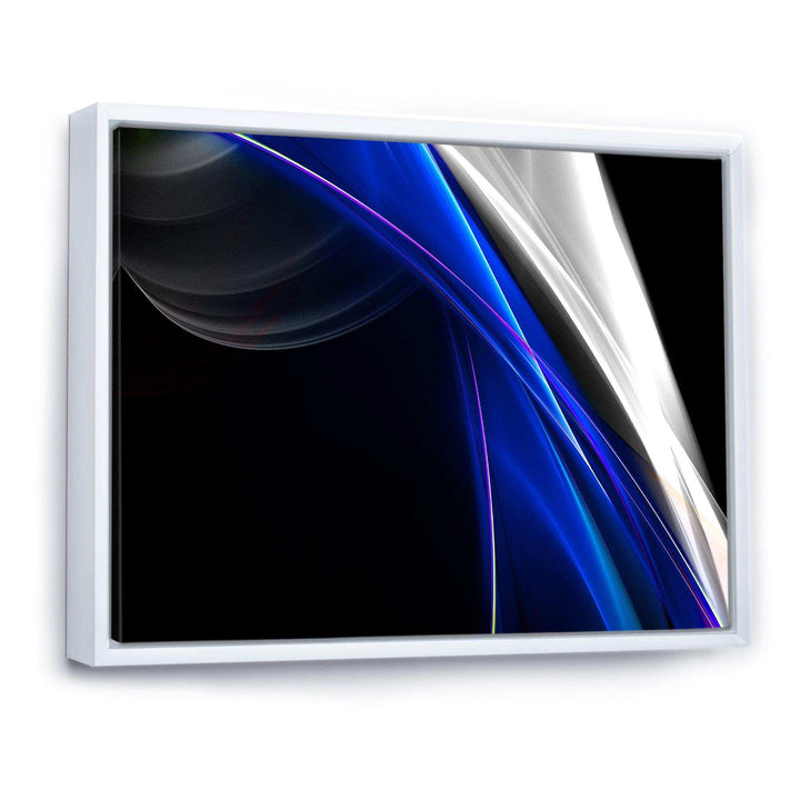 Glittering Blue Pattern - Modern Wall Art Prints